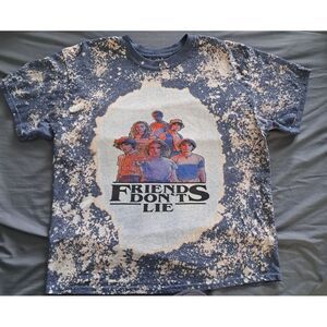 Stranger Things Shirt  Large Graphic Tee‎ Black Short Sleeve